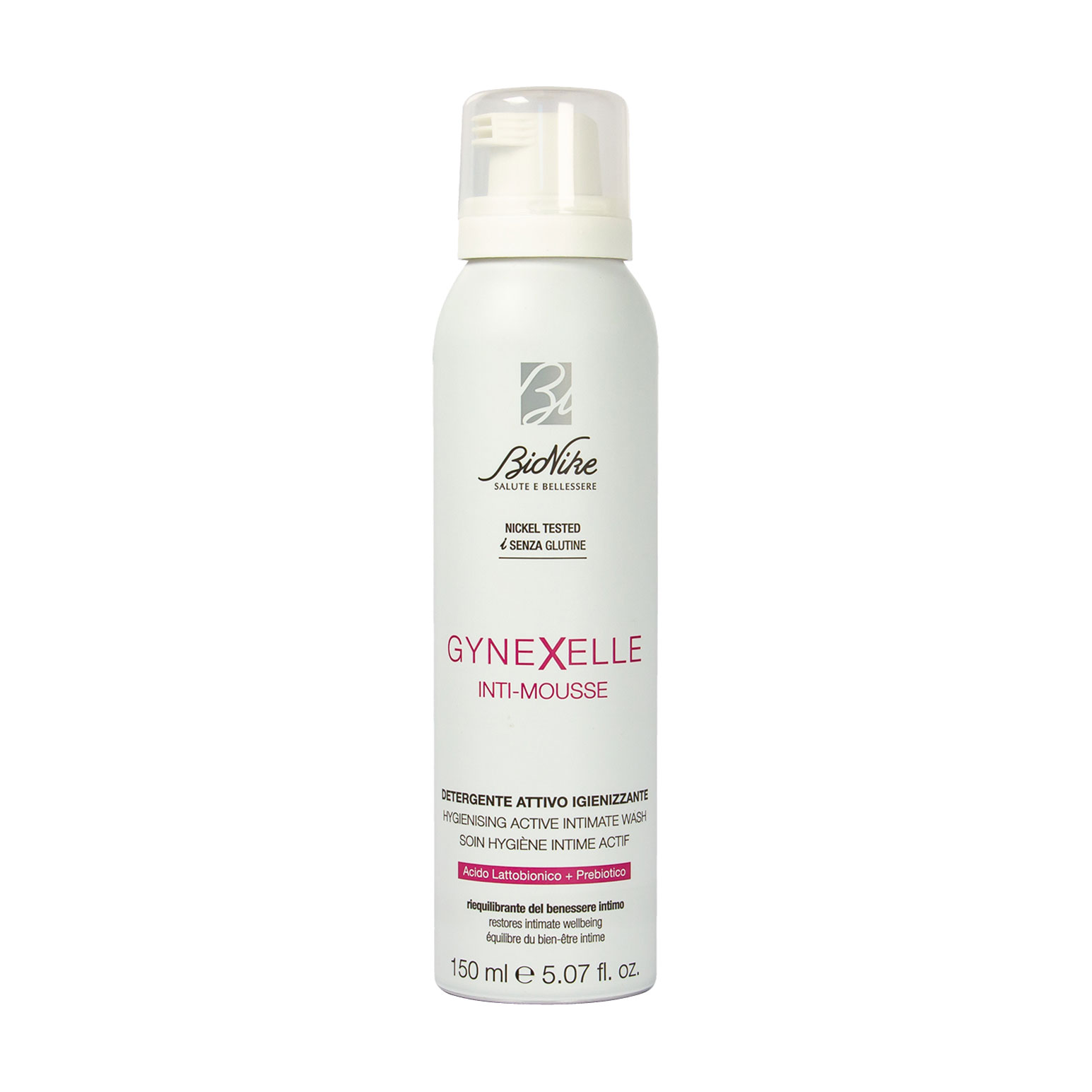 Уцінка! Пінка для інтимної гігієни BioNike GyneXelle Inti-Mousse Hygienising Active Intimate Wash, 150 мл